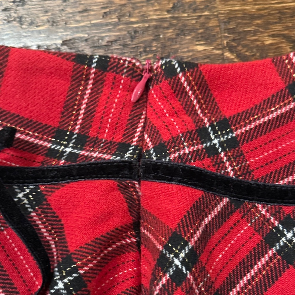Altar'd State Red Plaid Skater Skirt - Picture 9 of 9